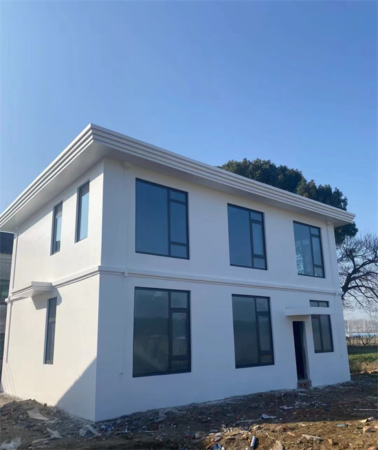 北京昌平自建房外墻真石漆裝飾案例